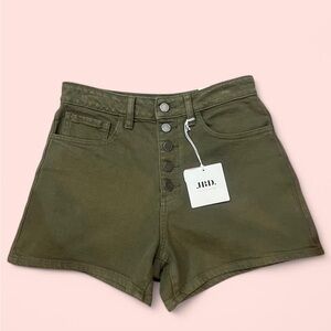 Women's Olive JBD Green Shorts